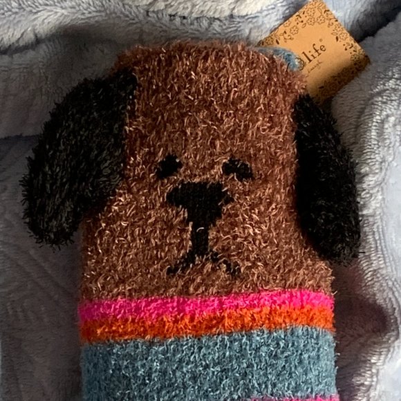 ⭐️HOST PICK⭐️ Plush Over-the-knee Furry Puppy Socks-NWT - Picture 7 of 15